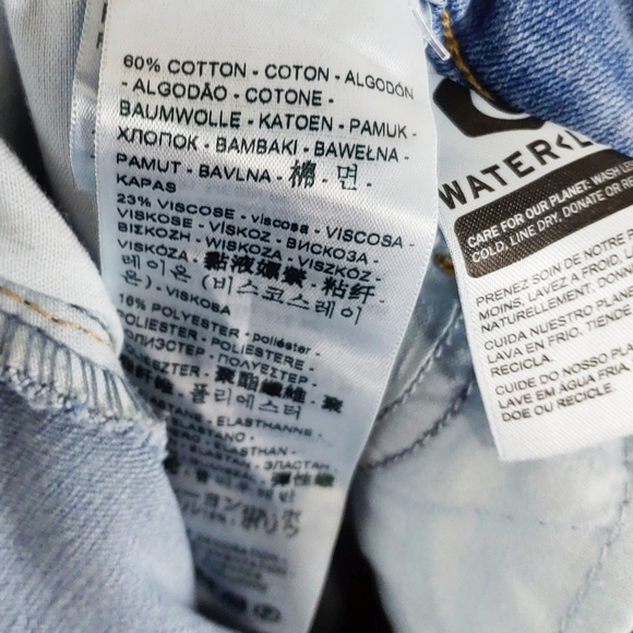 NWT Levis Womens 22W Classic Straight Leg Light Blue Jeans - Picture 7 of 8